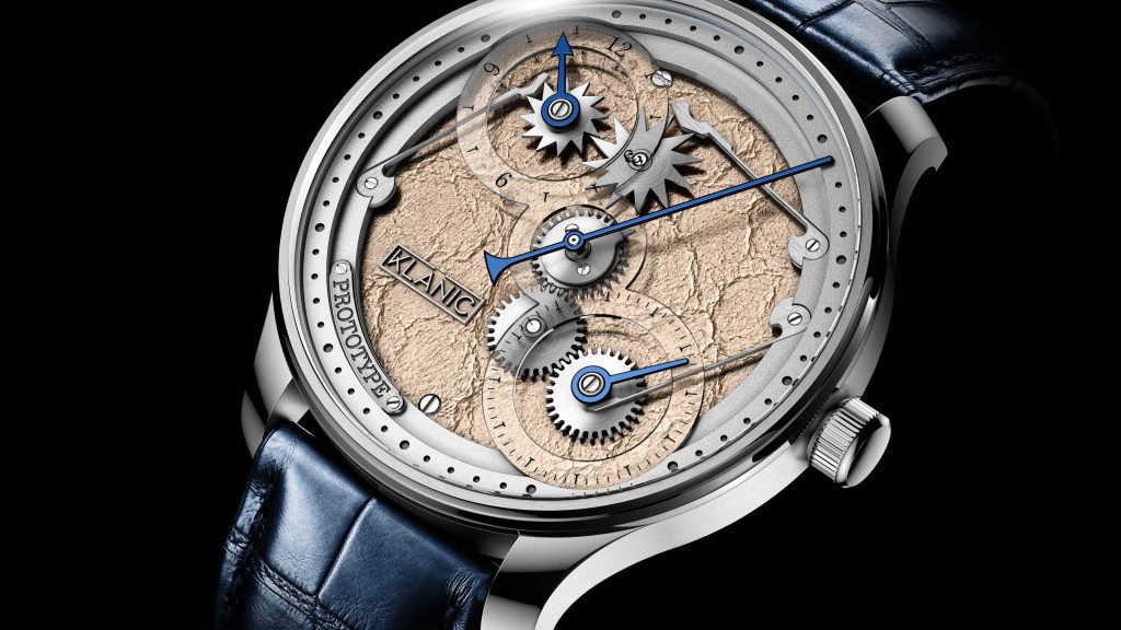 klanic kla-003 jumping hour 3d watch render